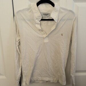 Men's White YSL long sleeve T-shirt sz Small